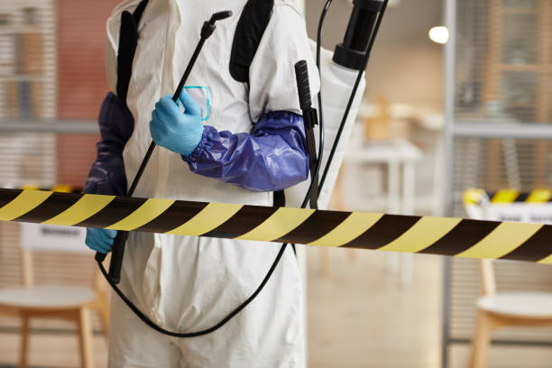 Professional Biohazard Cleanup technician working in Farmington, UT